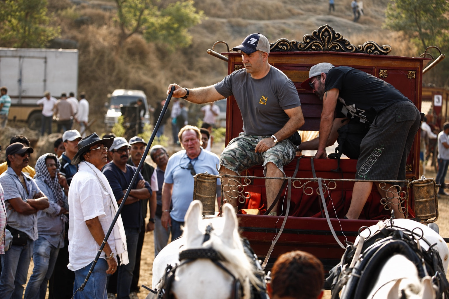 Preparing a carriage action rig
