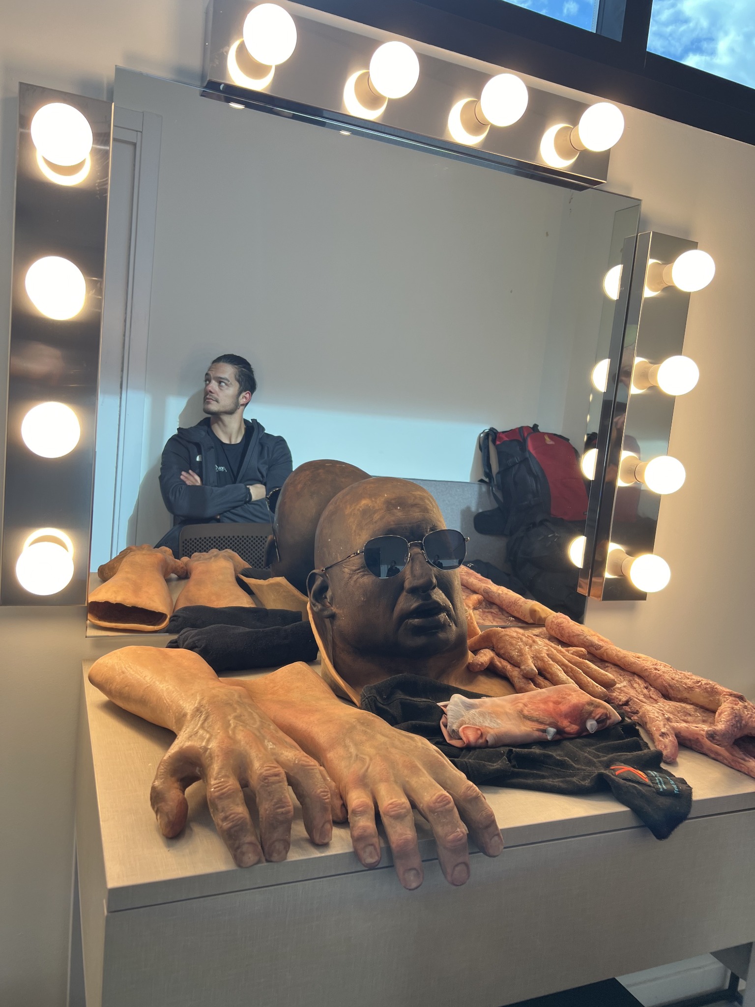 1992 — prosthetic effects behind the scenes — 1992