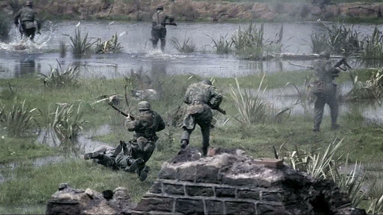 Band of Brothers — battlefield sequence — Band of Brothers