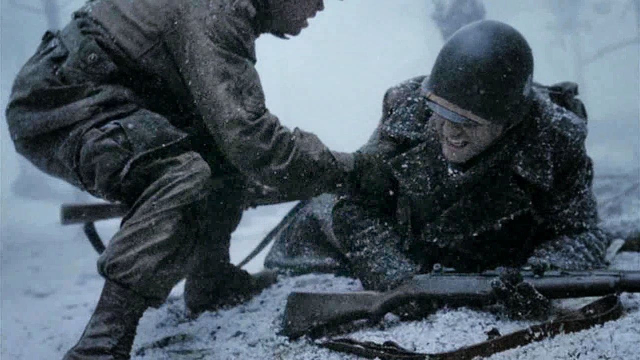 Band of Brothers — winter action sequence — Band of Brothers