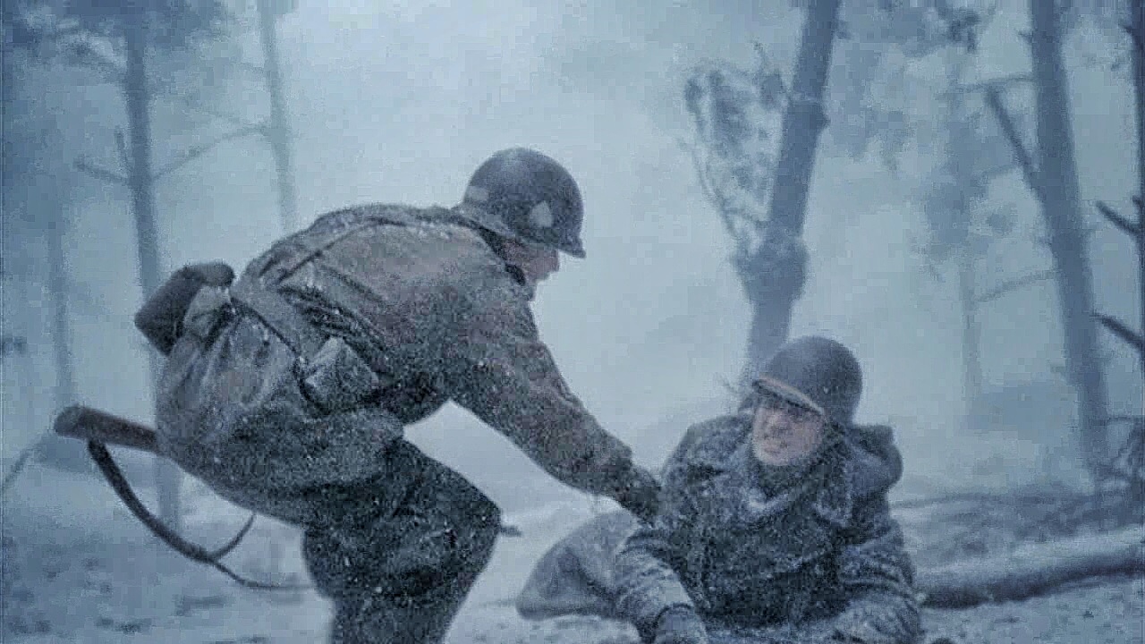 Band of Brothers — winter action sequence — Band of Brothers