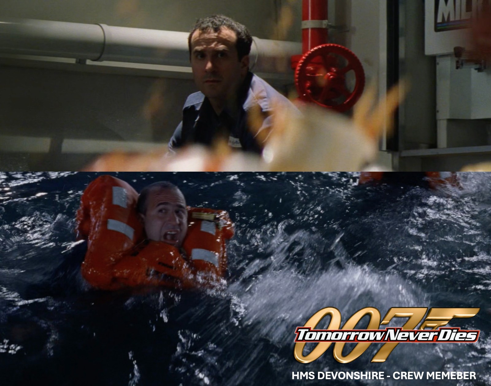 James Bond — on-set photograph — James Bond