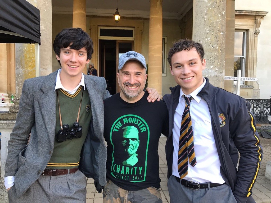 Slaughterhouse Rulez — on-set photograph — Slaughterhouse Rulez