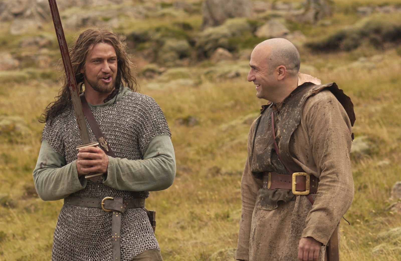 Beowulf & Grendel — on-set photograph — Beowulf & Grendel