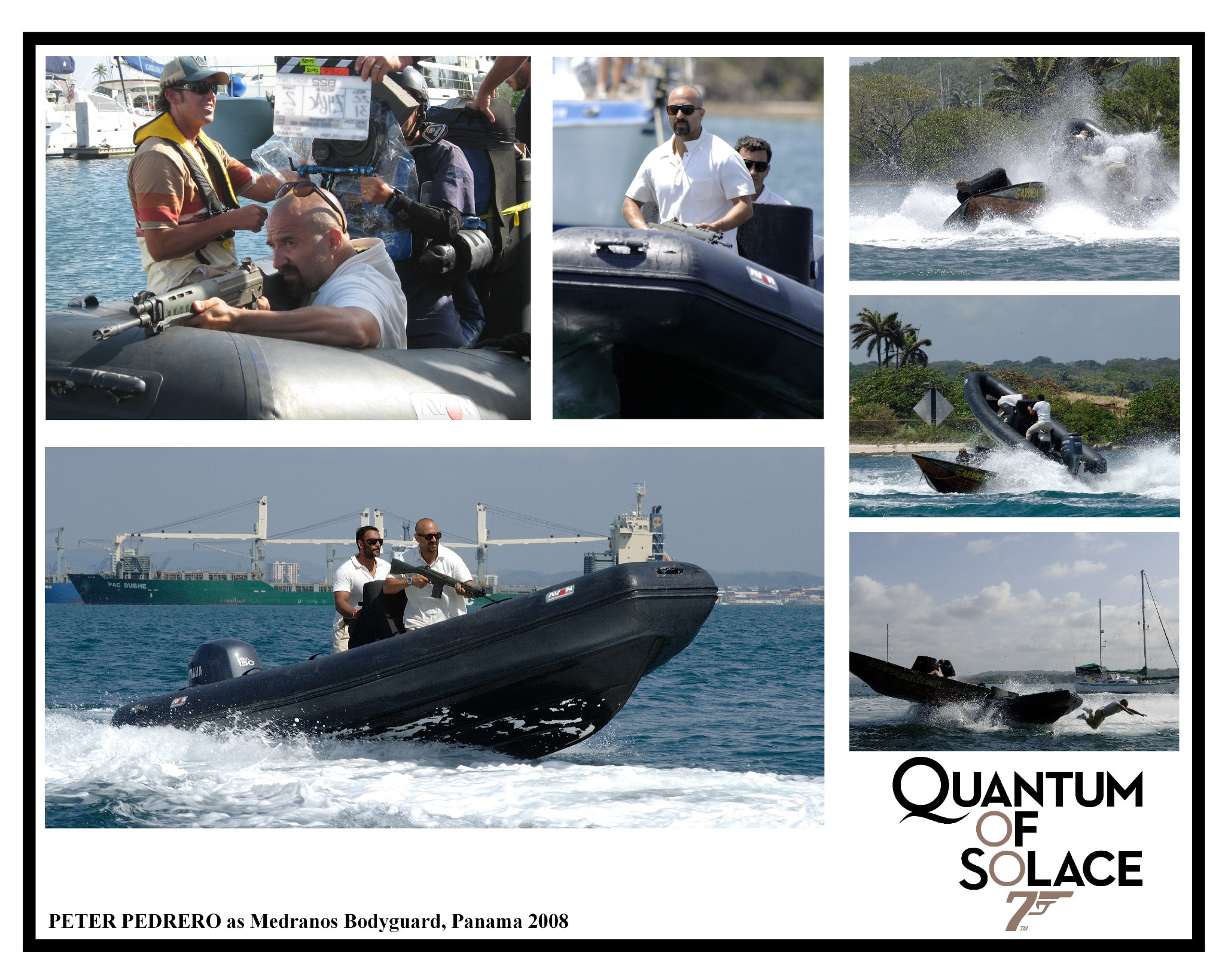 Quantum of Solace — Peter Pedrero as Medrano’s Bodyguard, Panama 2008 — James Bond
