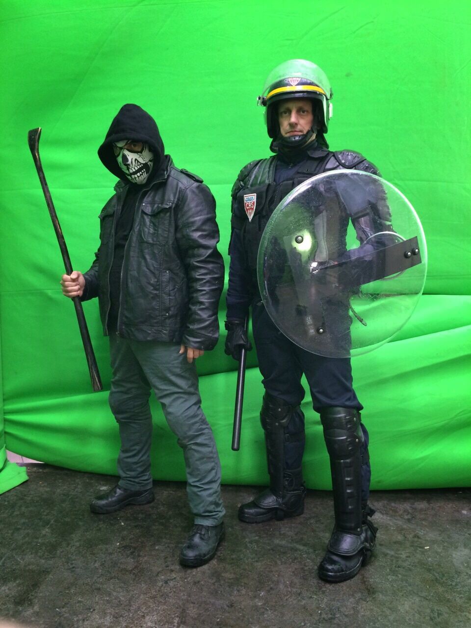 Bastille Day — on-set photograph — Bastille Day
