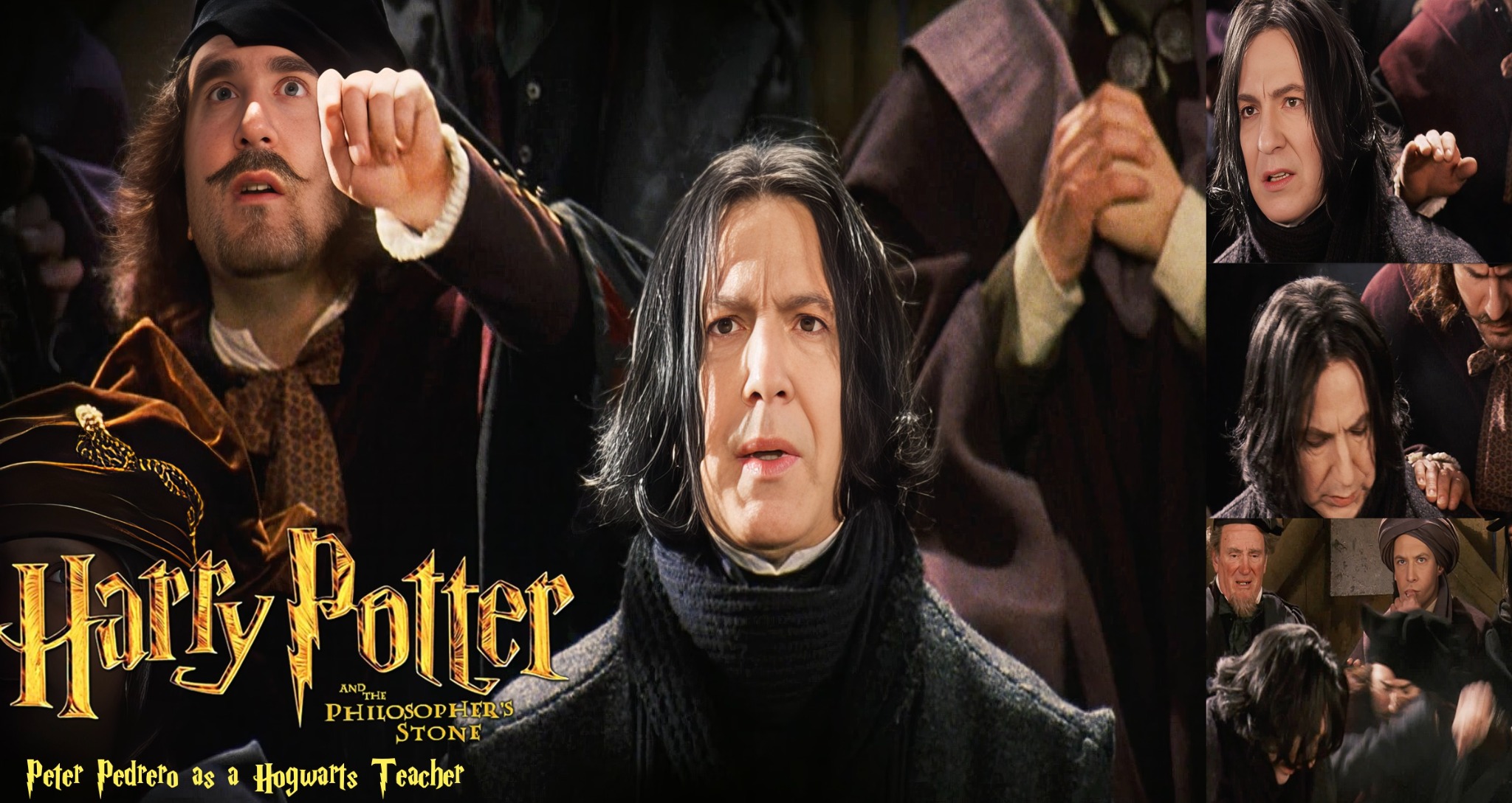 Peter Pedrero performing as a Hogwarts teacher in Harry Potter and the Philosopher's Stone — Harry Potter