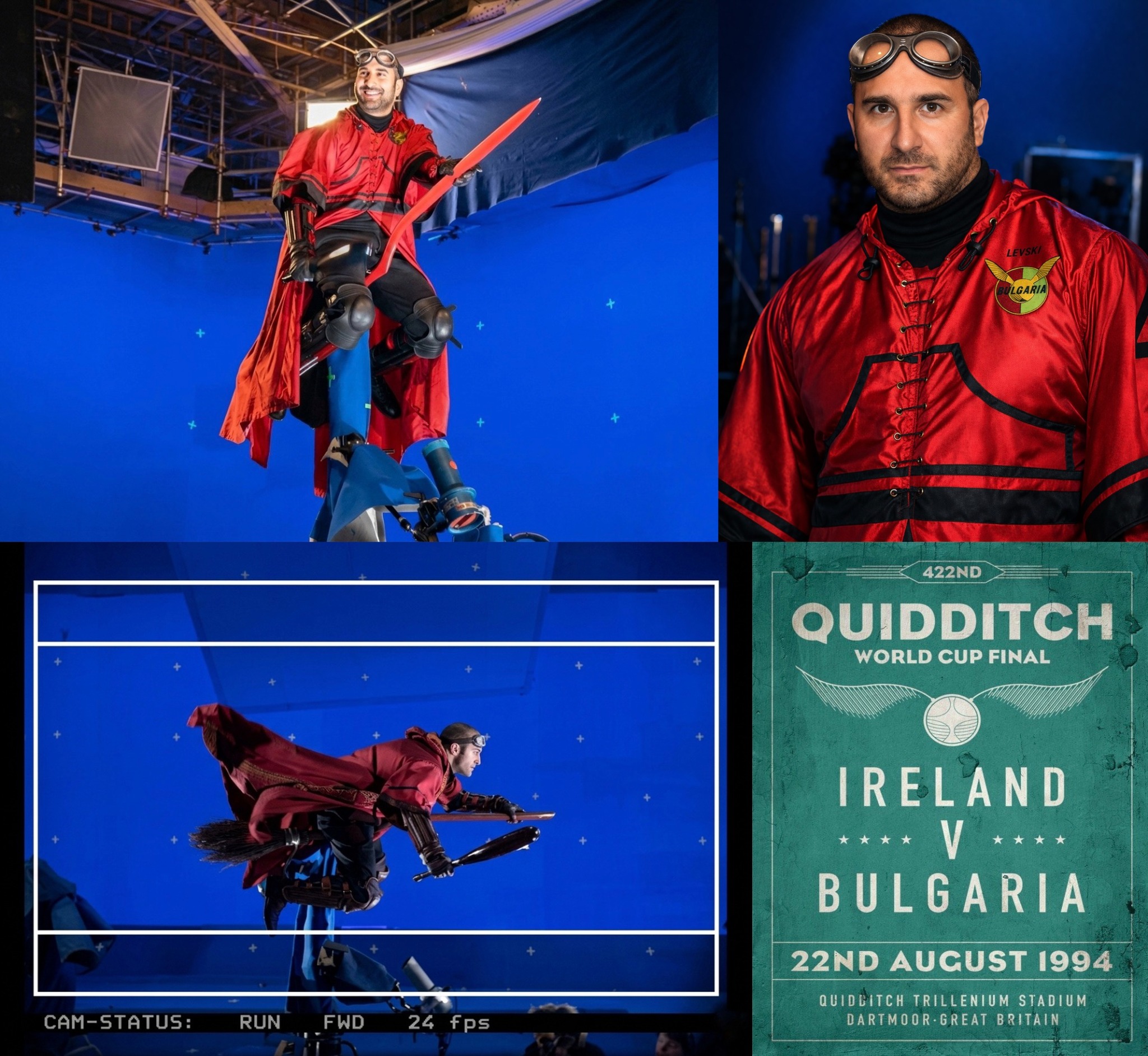 Peter Pedrero performing Quidditch action for Harry Potter — Harry Potter