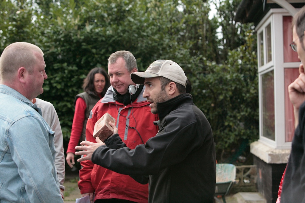 Peter Pedrero rehearsing an action sequence on location — Clubbed