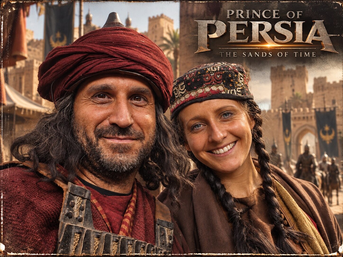 Peter Pedrero on set during production of Prince of Persia: The Sands of Time — Prince of Persia