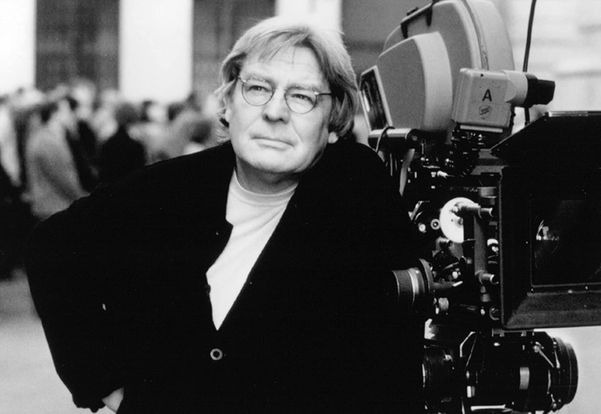Black-and-white photograph of Alan Parker