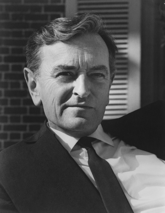 Black-and-white photograph of David Lean