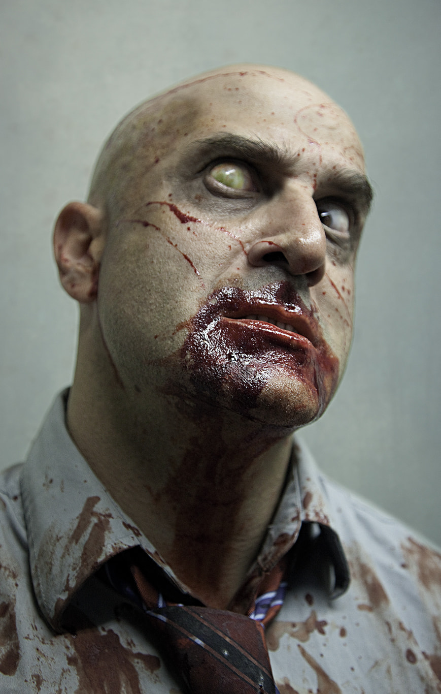 Peter Pedrero in zombie prosthetic makeup — Frightfest: Assault on Sun Hill